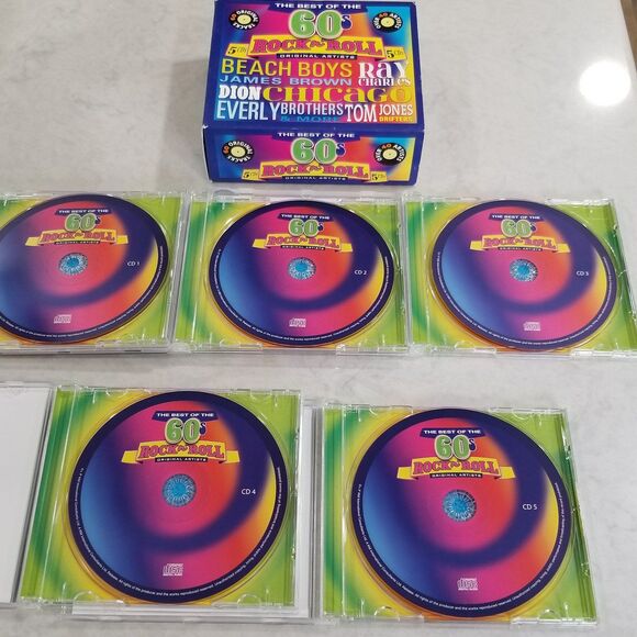 The best of the 60's Rock n' Roll 5 cd box set original artists over 40 artists - Picture 4 of 12